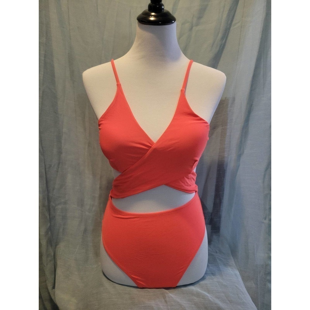 NWOT One Piece Swimsuit small, orange